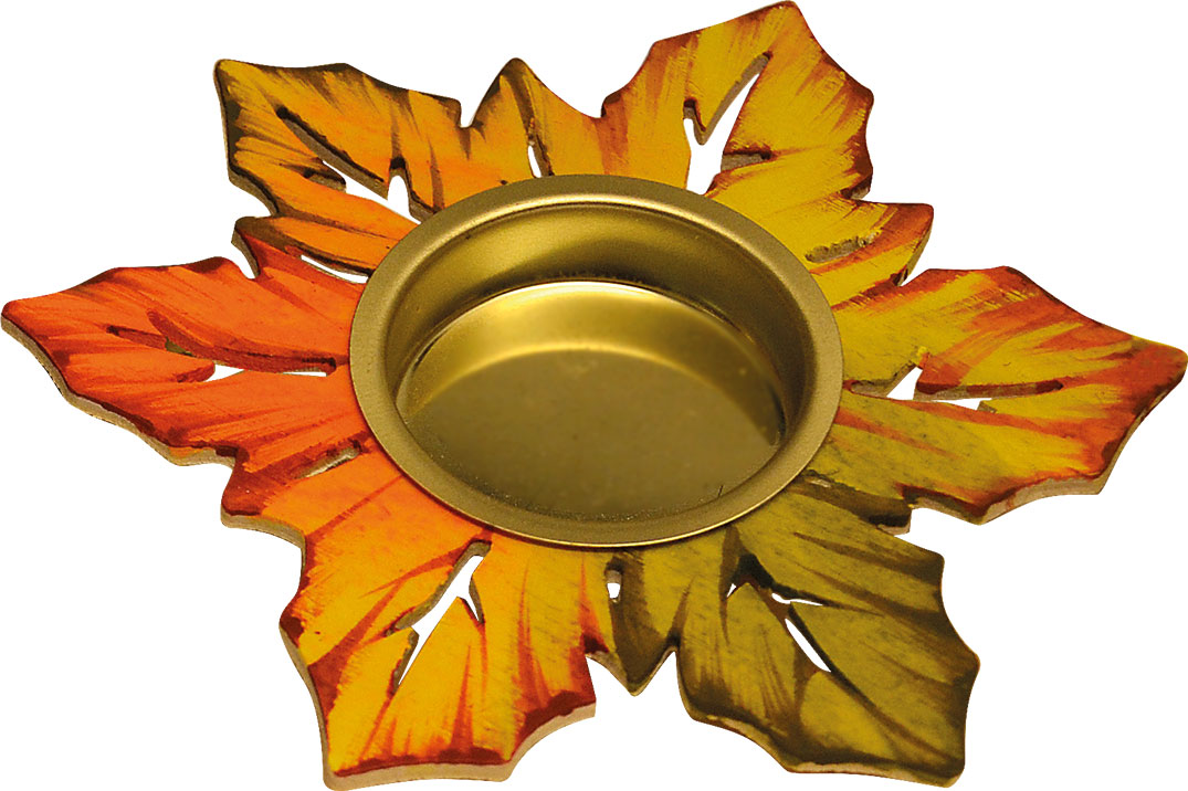 Tealight holder foliage for crafting,