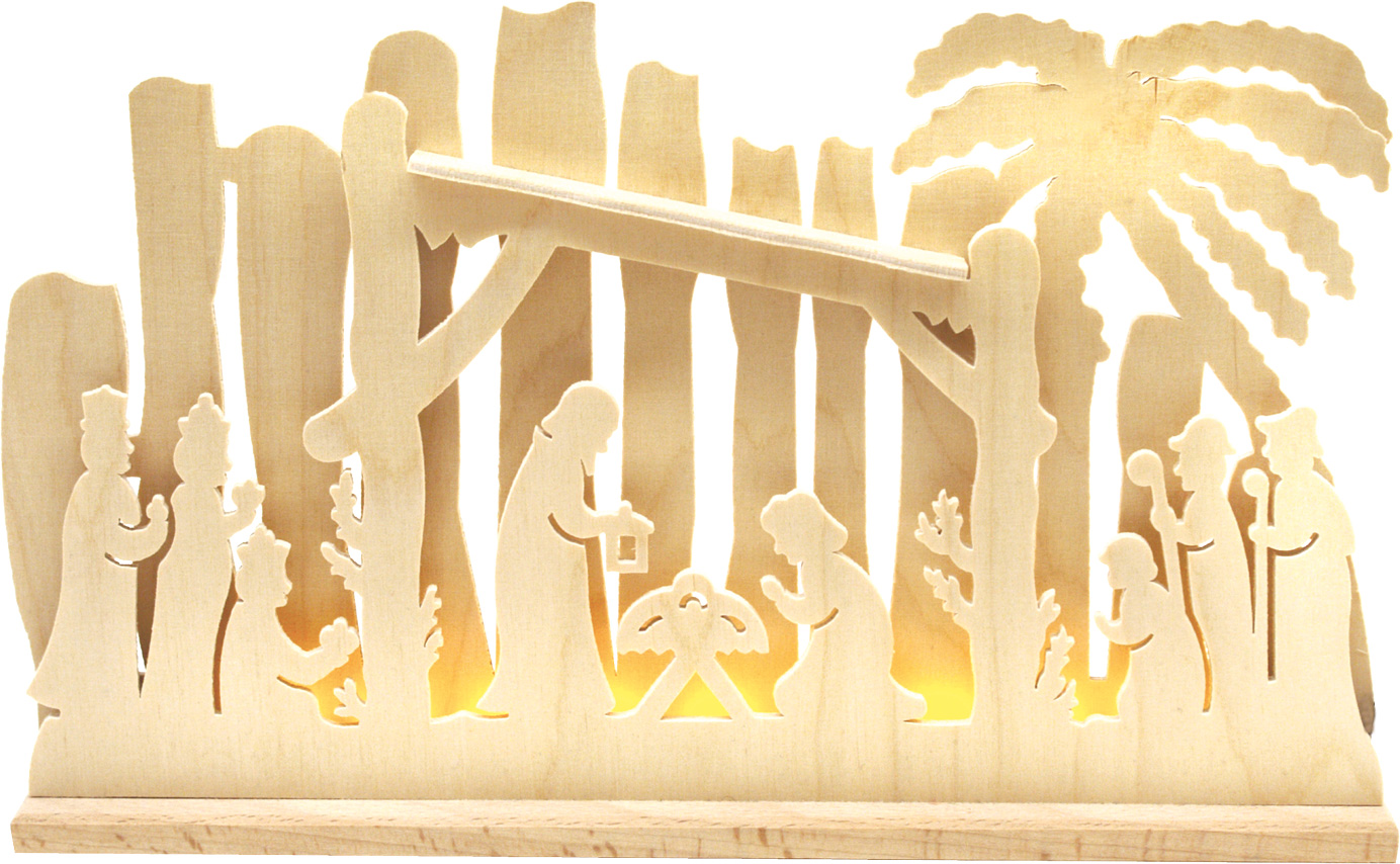 LED candle arch for crafting Bethlehem