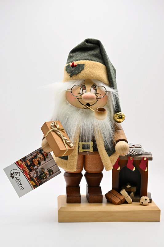 Räuchermann, Wichtel Weihnachtsmann am K H 28,5 cm