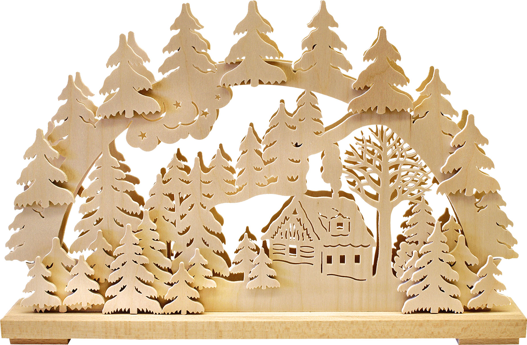 Schwibbogen klein, Schneehütte Schwibbogen klein, Schneehütte