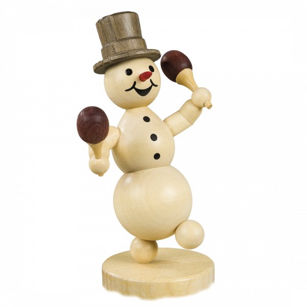 Snowman musician Rumba balls Base 12 cm