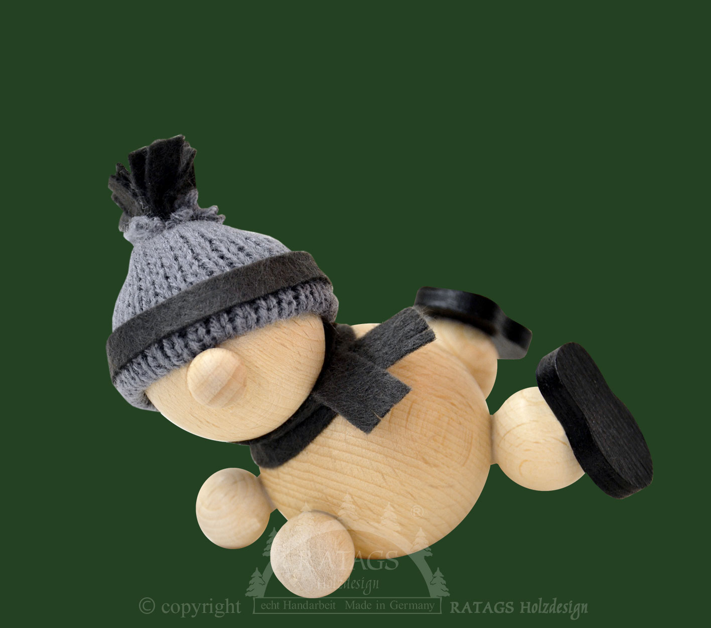 Schneemann, Bauchrutscher