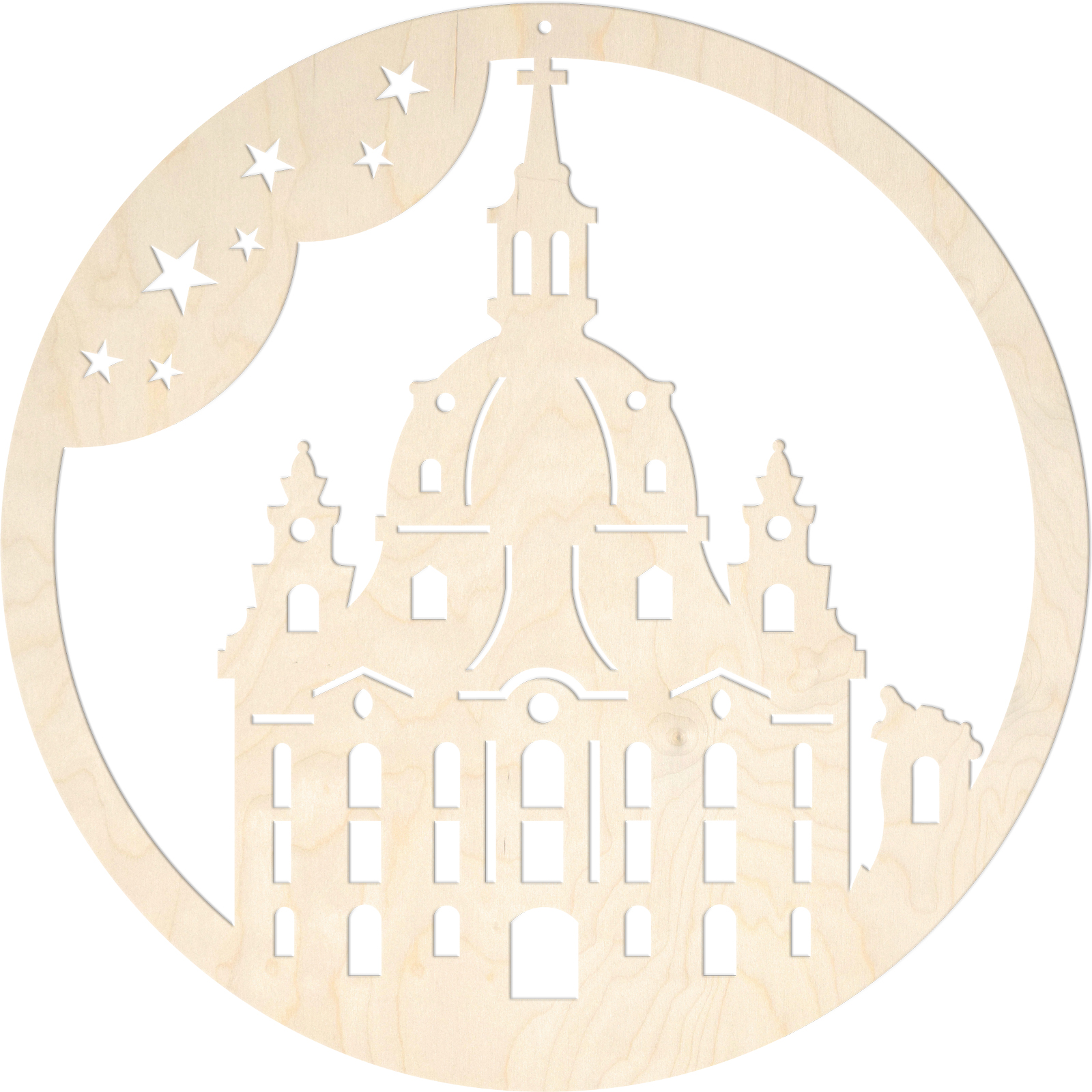 Window picture, Dresden Frauenkirche