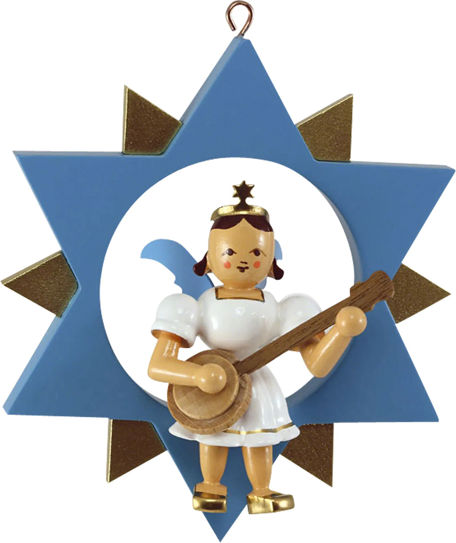 Angel in a star Banjo – coloured runners, 9 cm