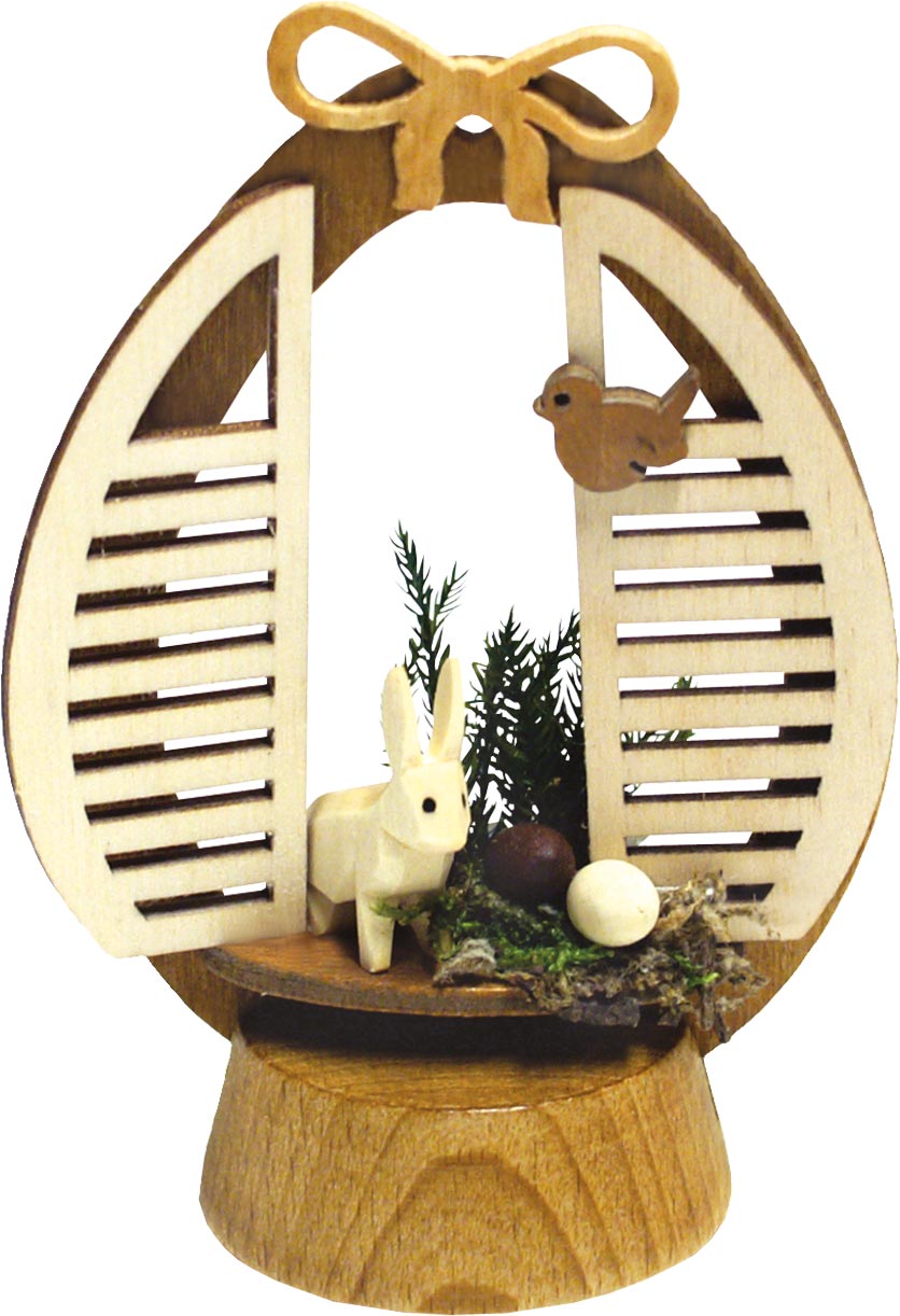 Sockelring, Häschen und Vogel