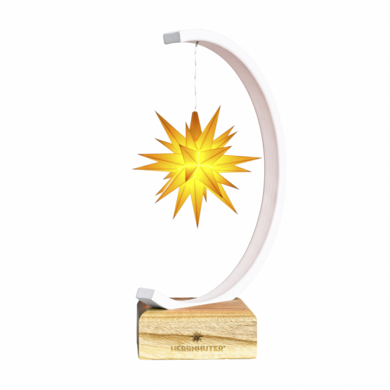 Metal star arch, yellow, incl. star A1e