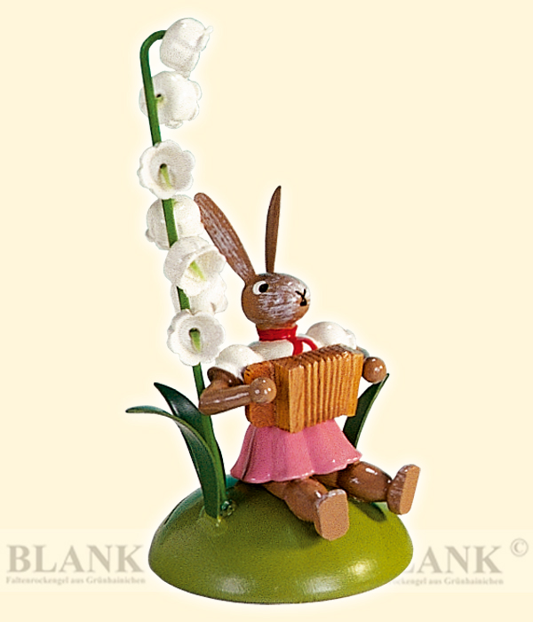 Osterhase sitzend, Harmonika