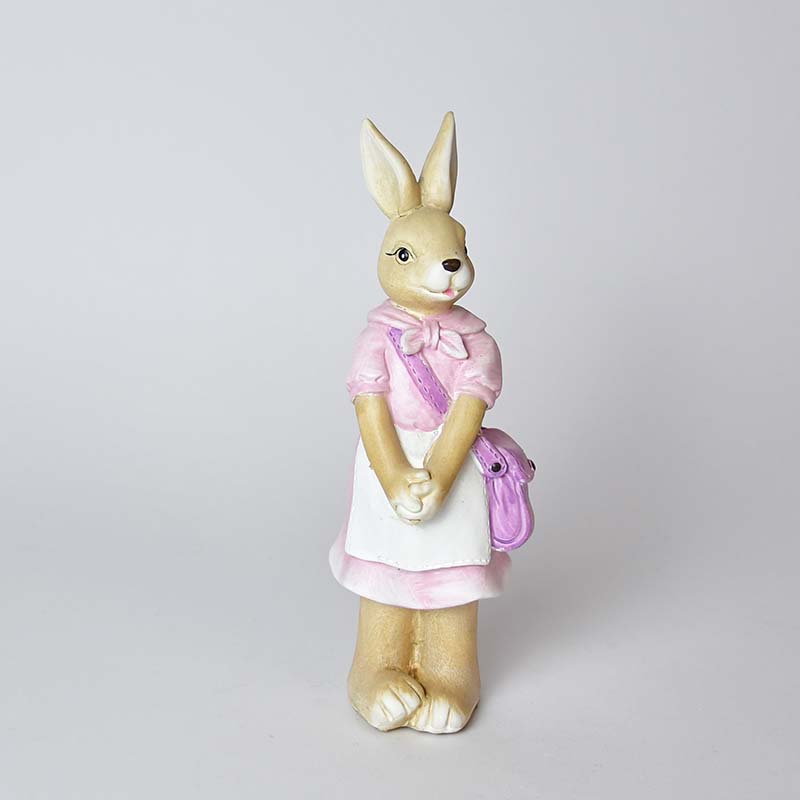 Hares 24 cm, bag, hand-painted