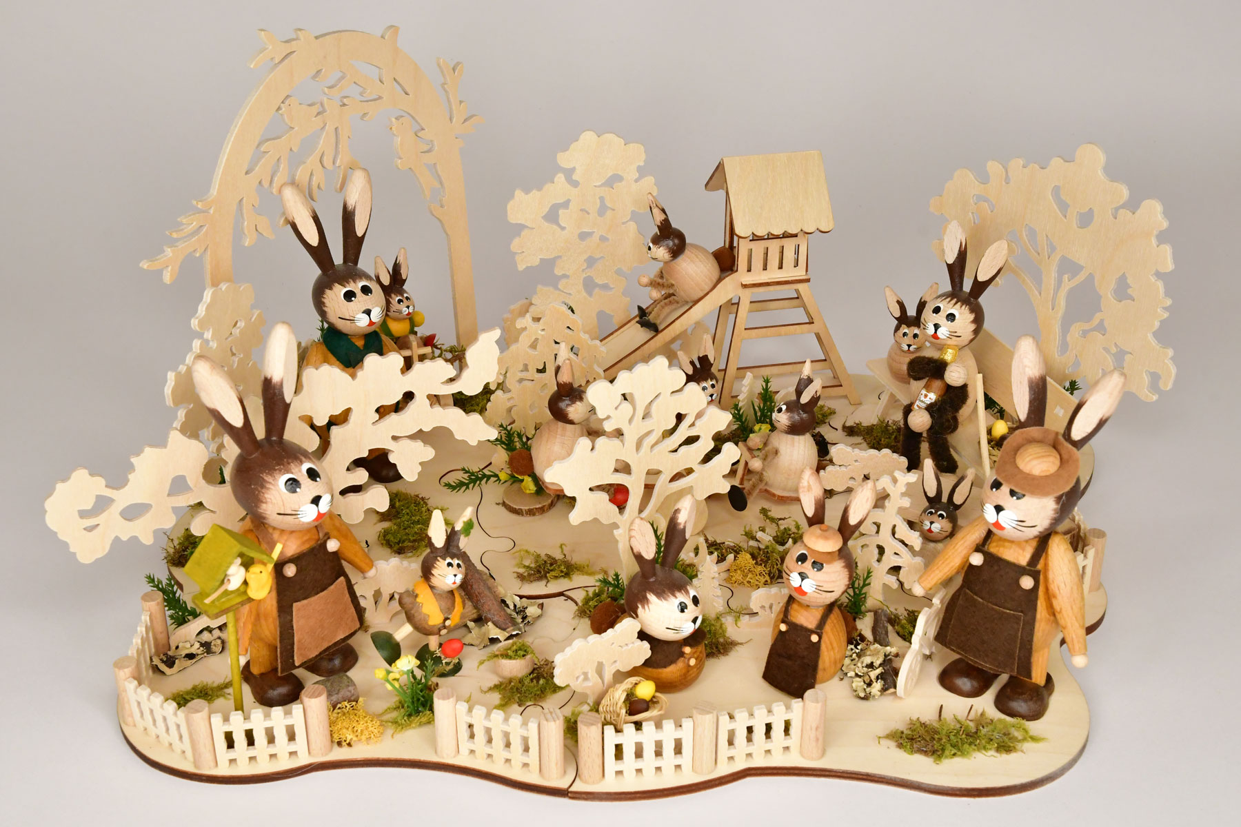 Rabbit garden, 6-piece puzzle