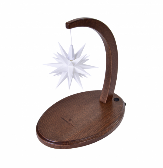 Herrnhut star arch, walnut, white A1e