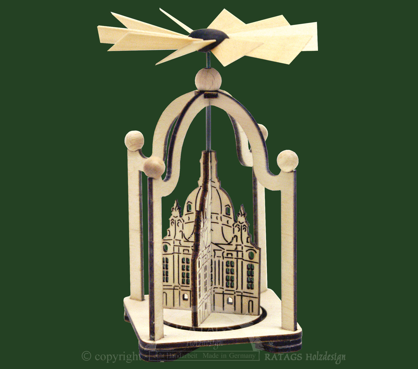 Wärmespiel, Frauenkirche Dresden