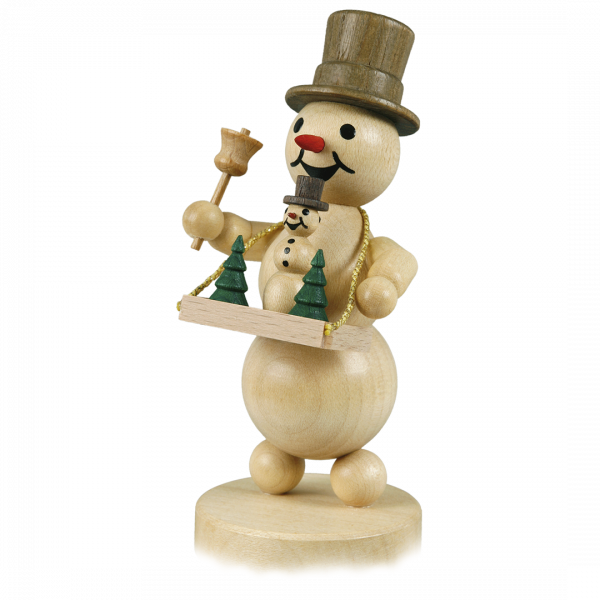 Schneemann "Bauchladen" Sockel 12 cm Schneemann "Bauchladen" Sockel 12 cm