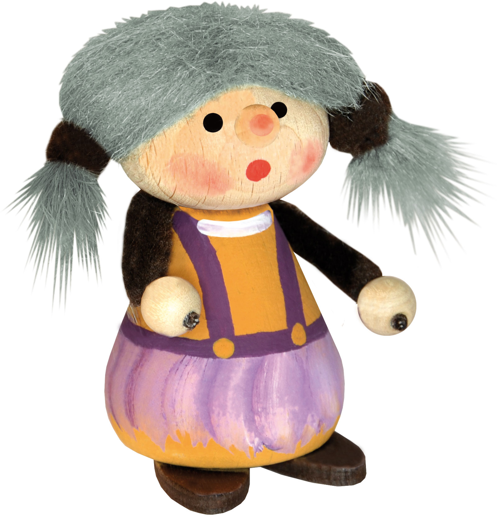 Figur zum Basteln Die Witzigen, Mädchen mit Zöpfen Figur zum Basteln Die Witzigen, Mädchen mit Zöpfen