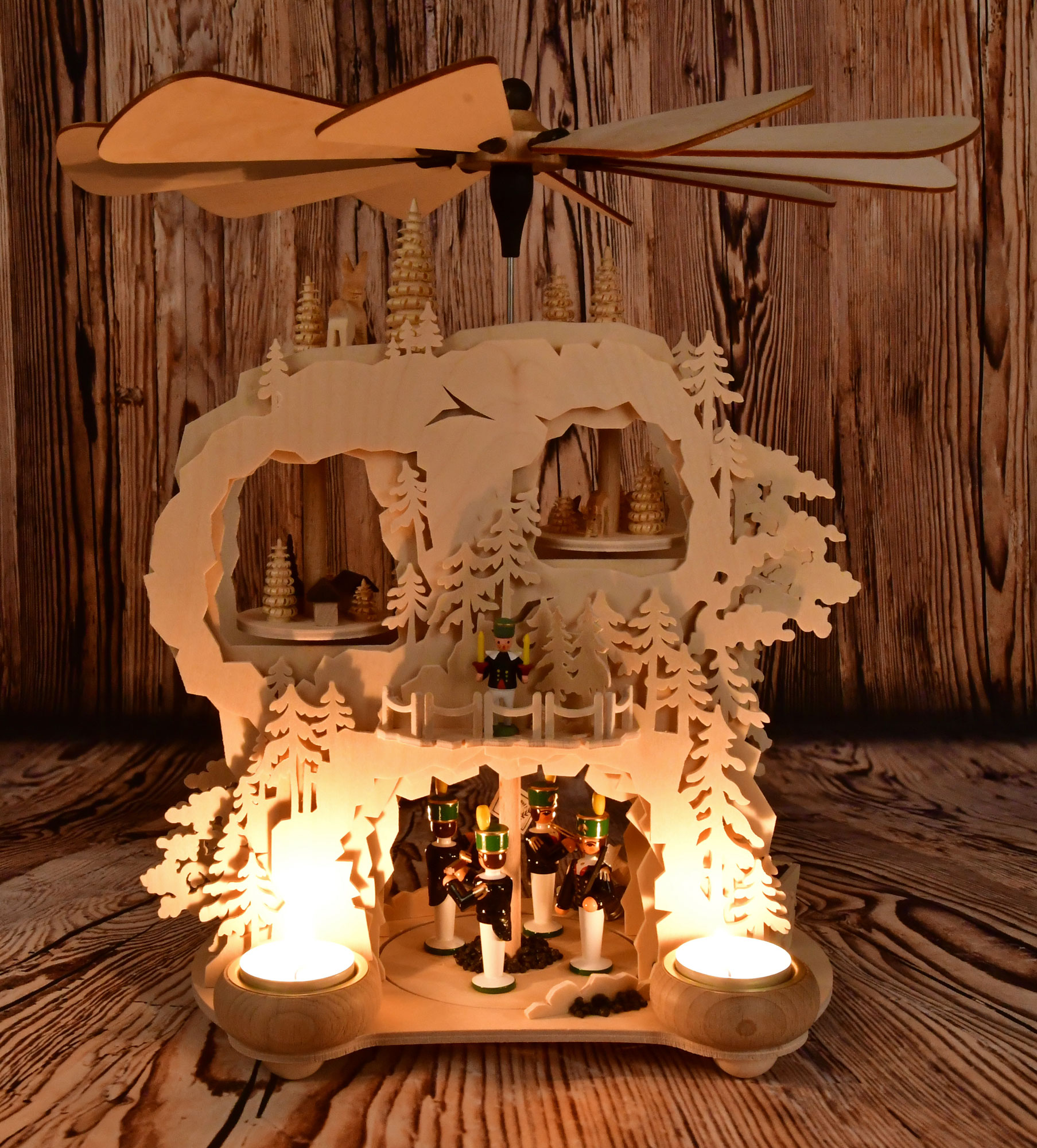 Zahnradpyramide, Bergmänner Zahnradpyramide, Bergmänner