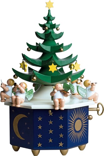 Spieldose Tannenbaum, Stille Nacht mit 36-stimmigen Werken