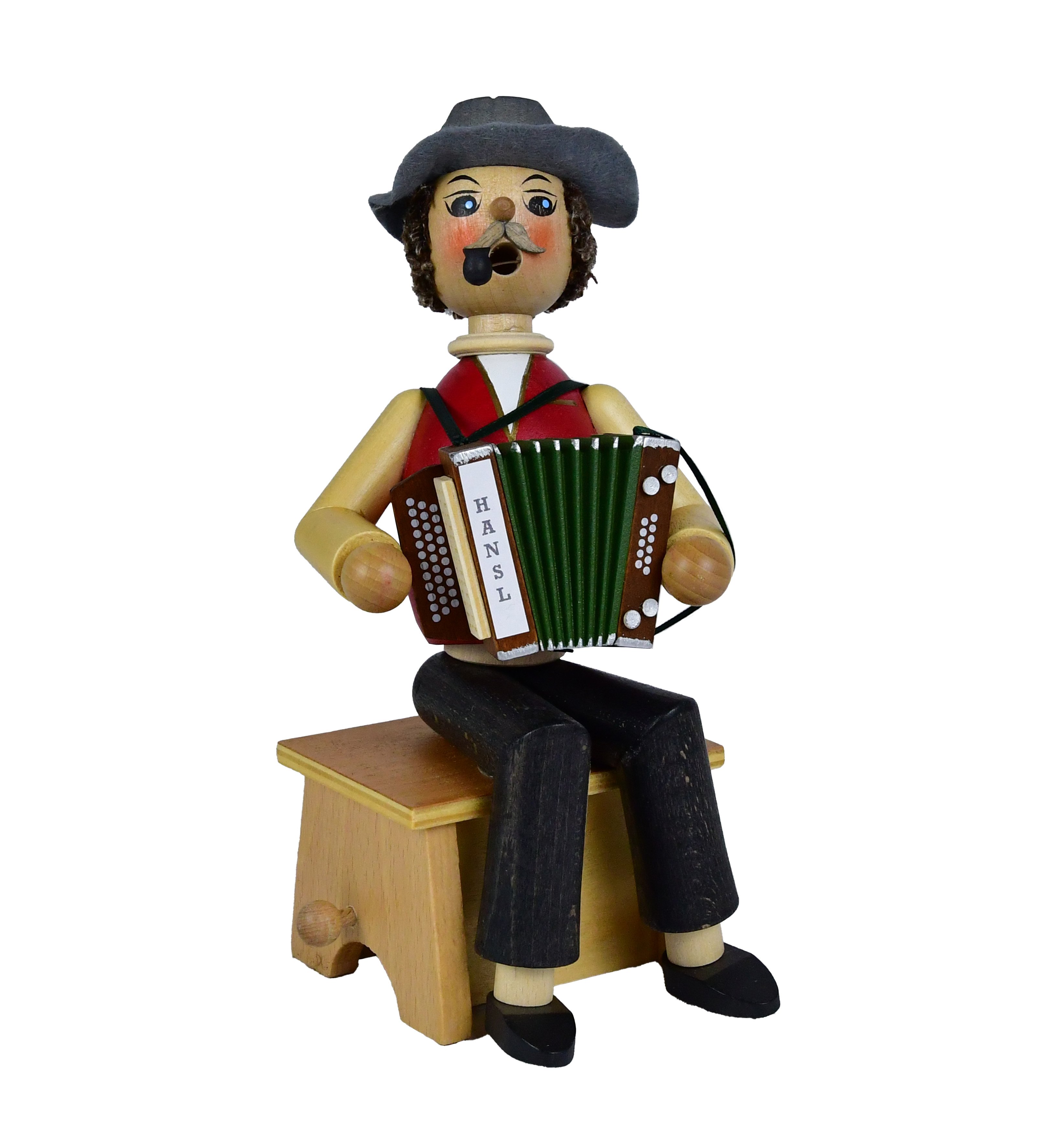 Räuchermann, Beamter mit Zigarre