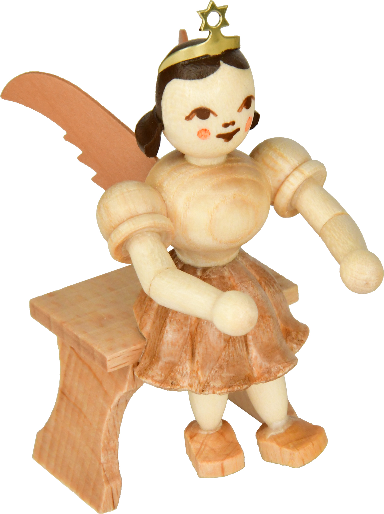 Kurzrockengel sitzend mit Bank für Orgel EK 50