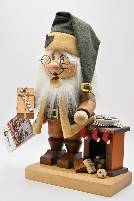 Räuchermann, Wichtel Weihnachtsmann am K H 28,5 cm