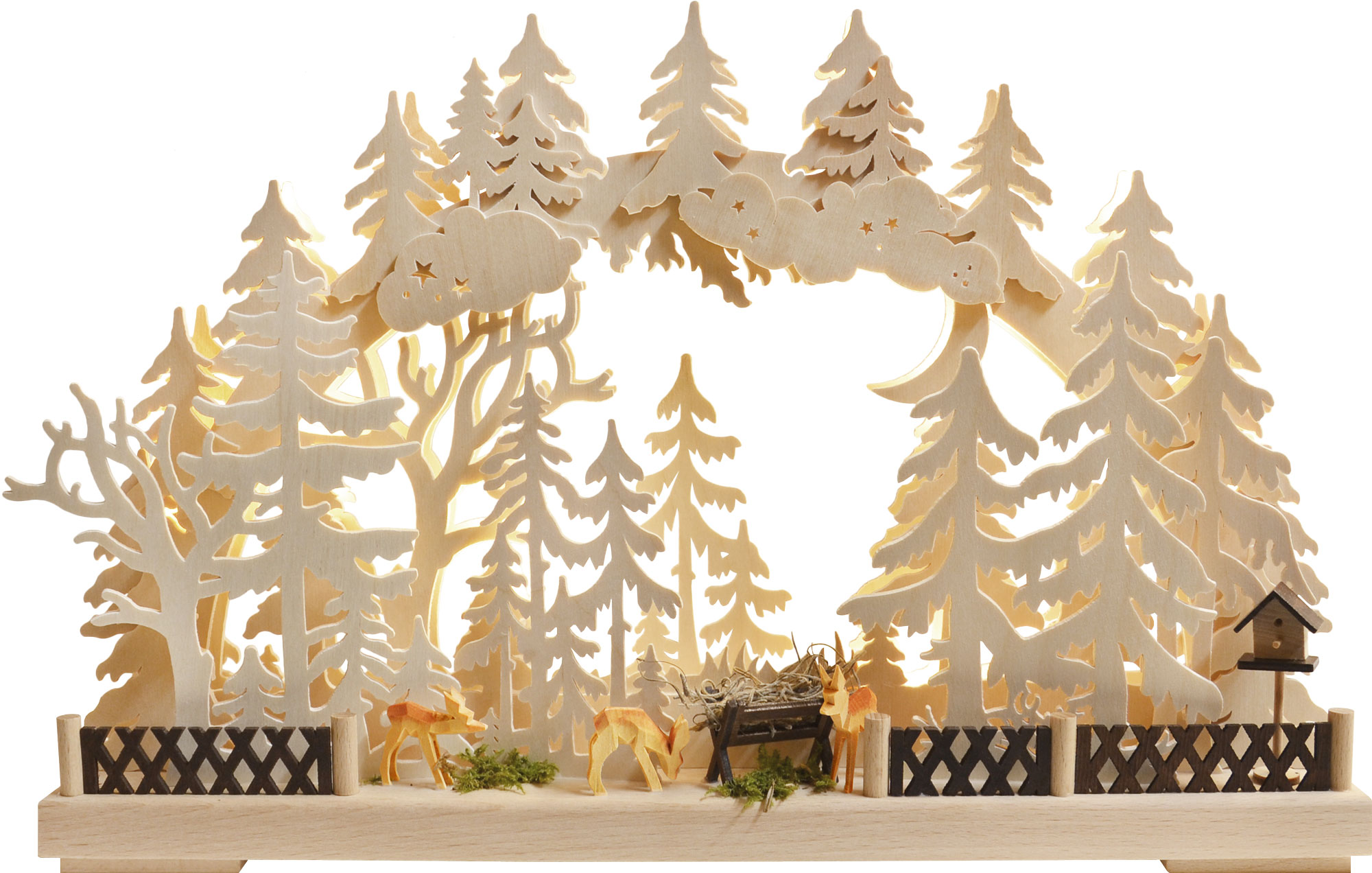 Small 3D Schwibbogen, searching for food