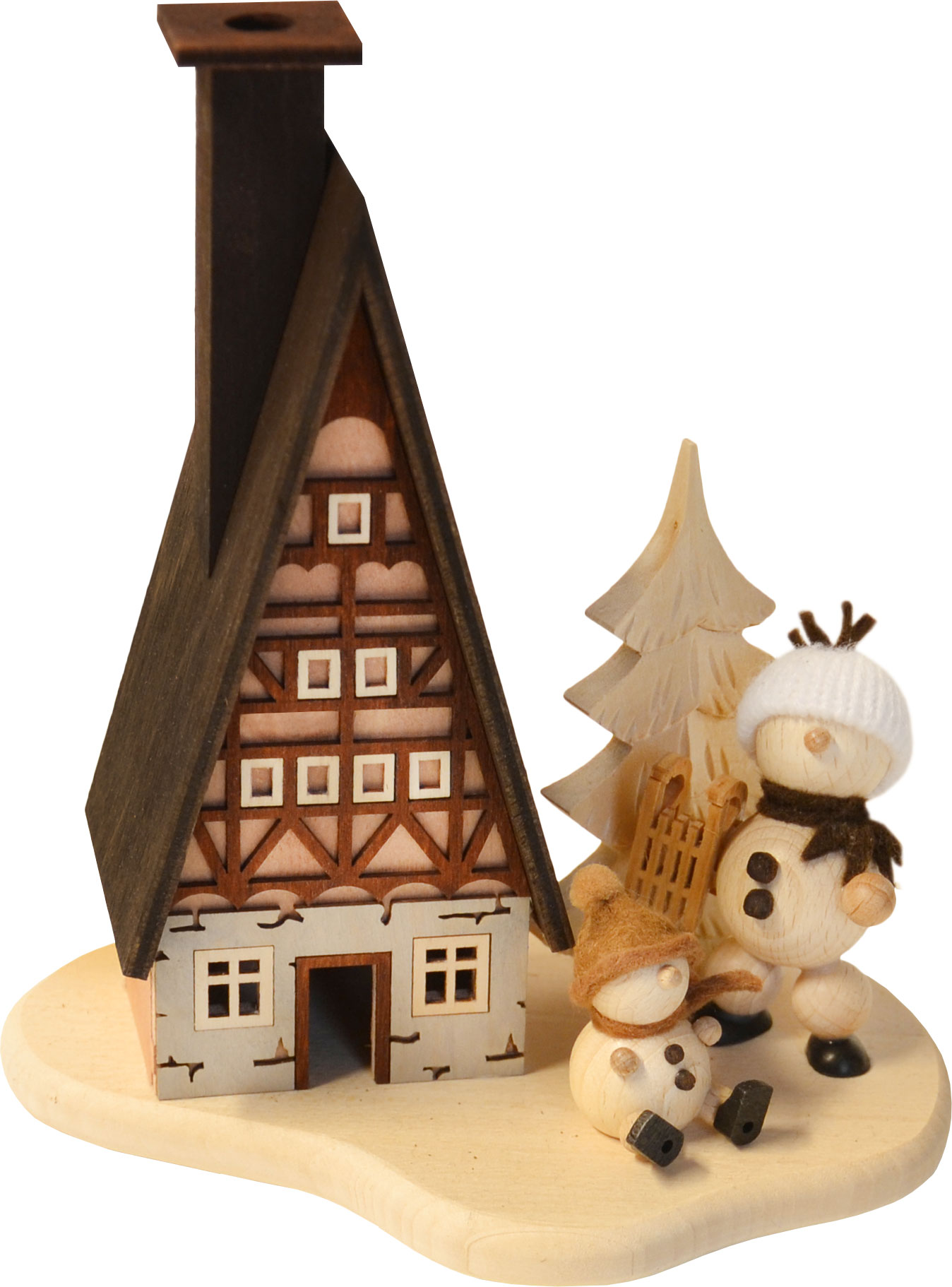 Table decorations, Finnish huts, snow globes