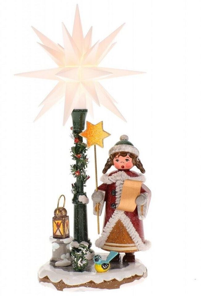 Winter child, Herrnhut carol singers with electric lighting, 7.5 cm