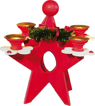 Kerzenständer zum Basteln, Kugel