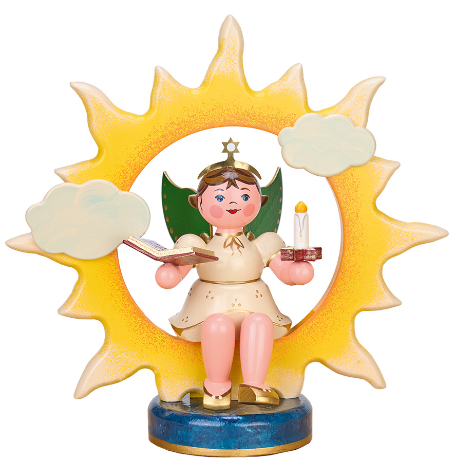 ENGEL - SONNE - BUCH - KERZE