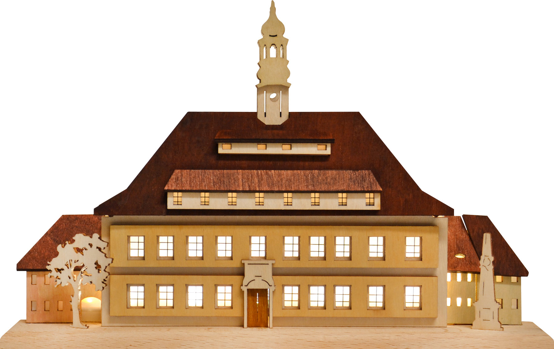 Neustadt Town Hall in Saxony LED