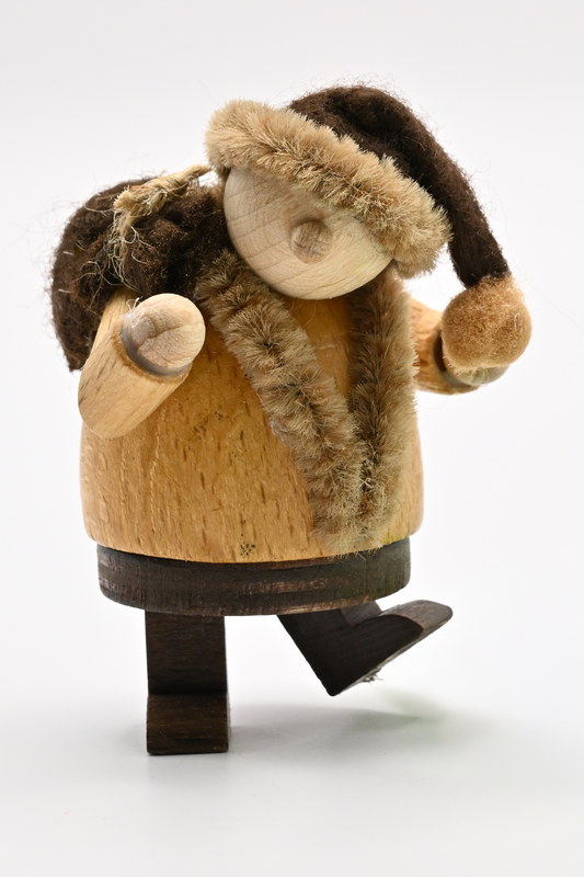 Walki Święty Mikołaj, brązowy, wysokość 6 cm