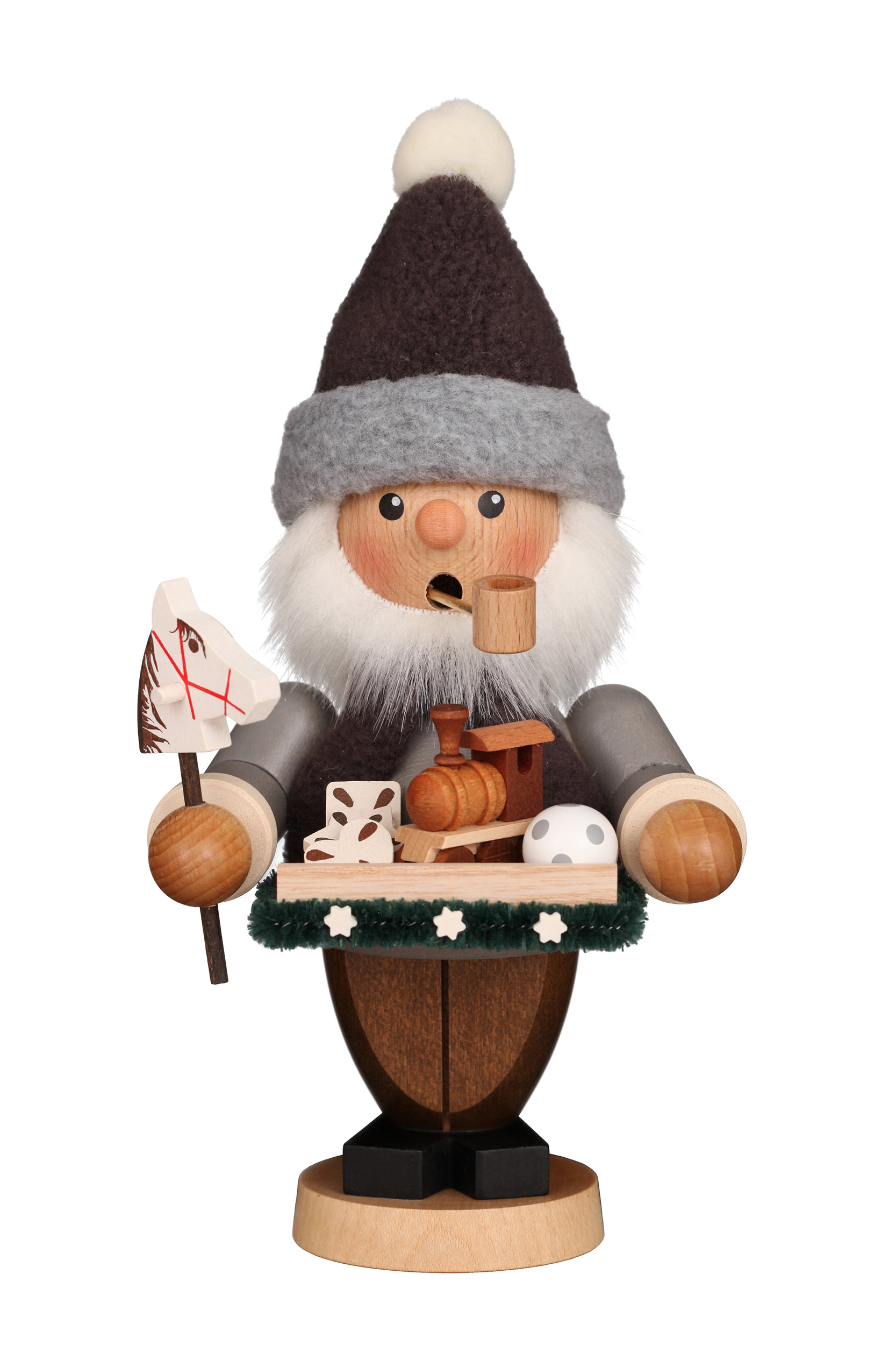 Toy retailer, grey incense burner