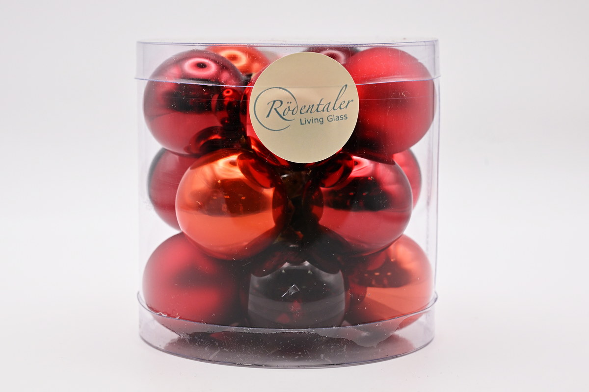 Glaskugeln, 15 Stk, 3 cm, Mix Kashmir