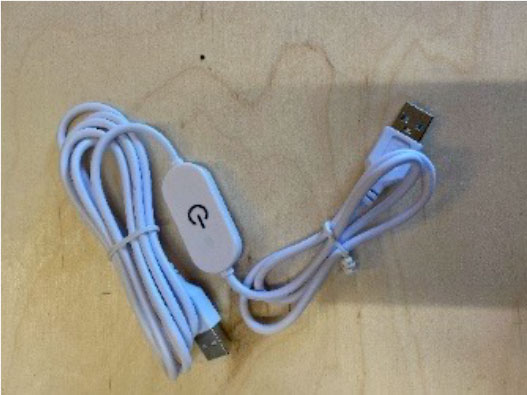 USB 2.0 Zuleitung / Dimmfunktion