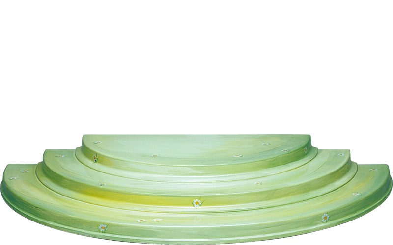 Blumenwiese, 3-stufig, 50 x 26 x 5,5 cm 50 x 26 x 5,5 cm