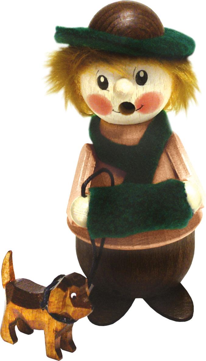 Räuchermännchen, Spaziergängerin