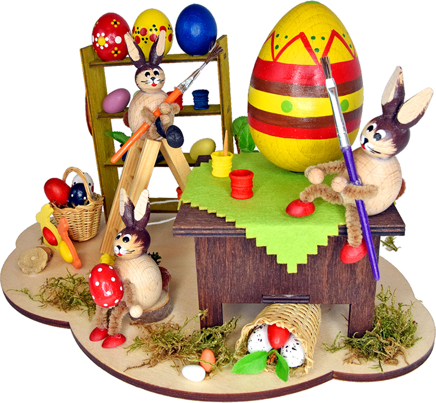 Rabbit workshop, electrically operated egg