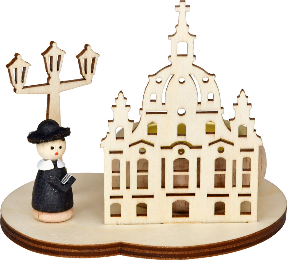 Schattenspiel, Frauenkirche Dresden, Kurrendefigur
