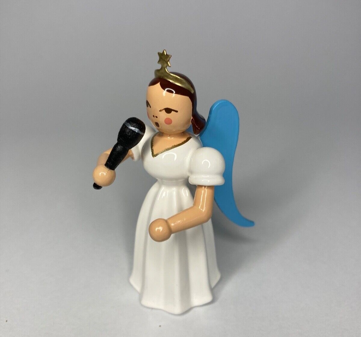 Langrockengel mit Mikrophon farbig 6,5cm