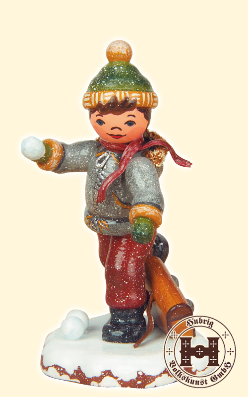 Winter child, schoolboy