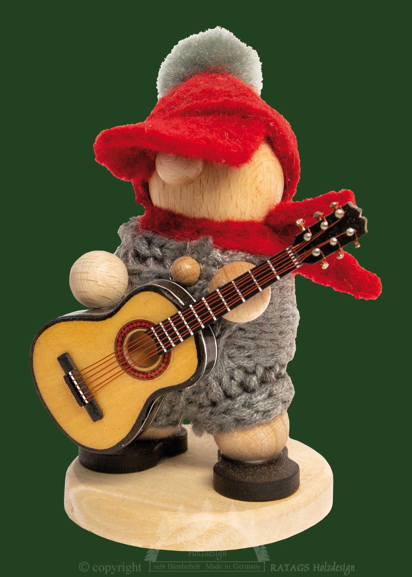 White Snow Band, figure with guitar
