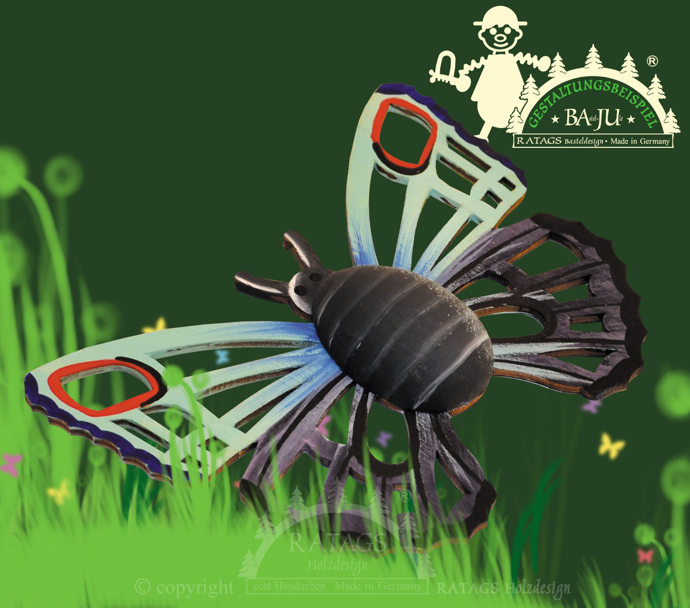 Schmetterling zum Basteln, groß Schmetterling zum Basteln, groß