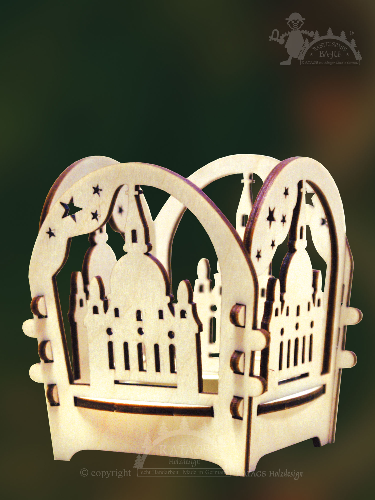 Table lamps for crafting, Frauenkirche