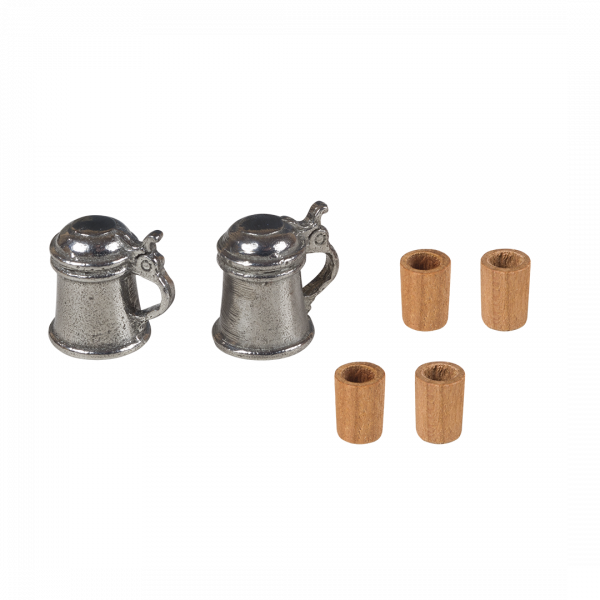 Mugs and jugs, 6-piece set