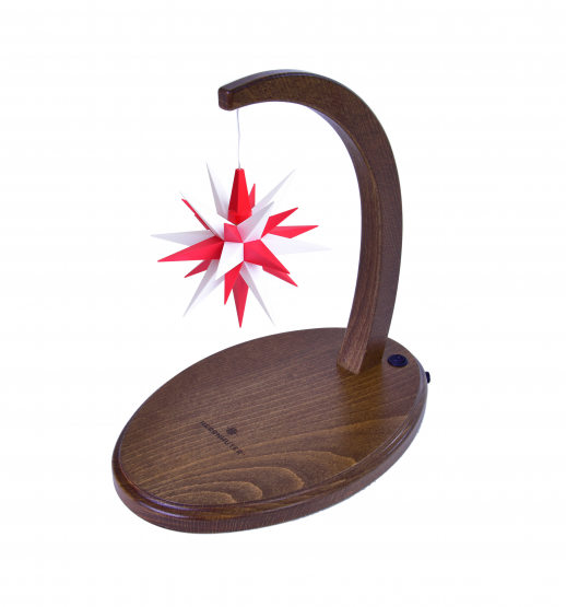 Herrnhut star arch, white/red walnut, A1e