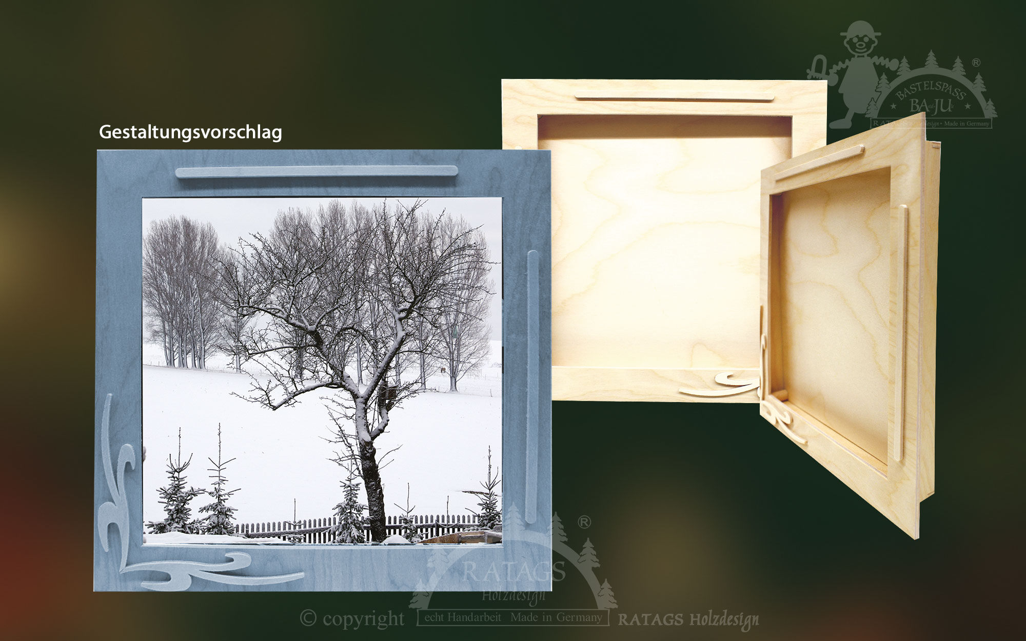 3D picture frames for crafting, deep