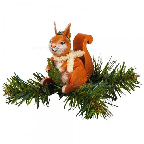 Tree clip squirrel 6.5 cm