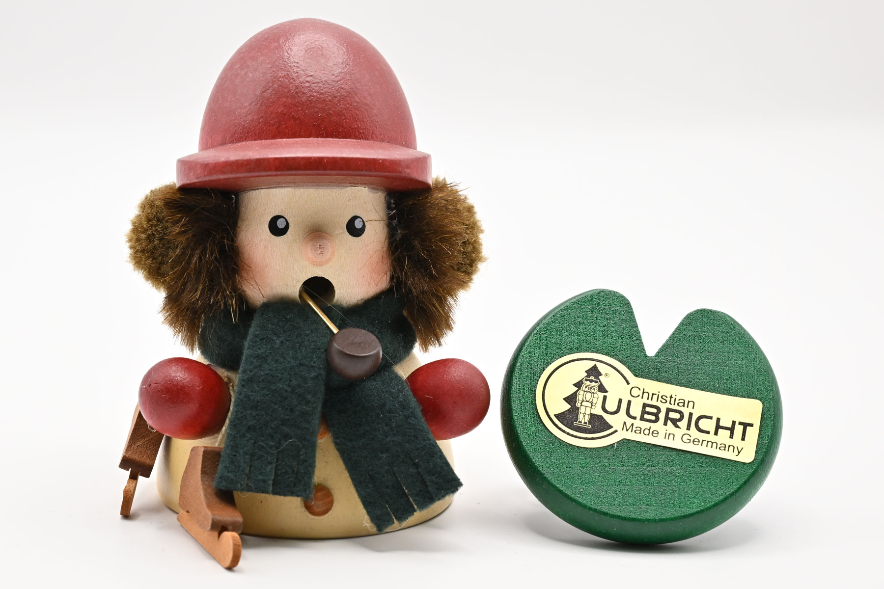 Räuchermann, Schlittschuhläufer H 10 cm