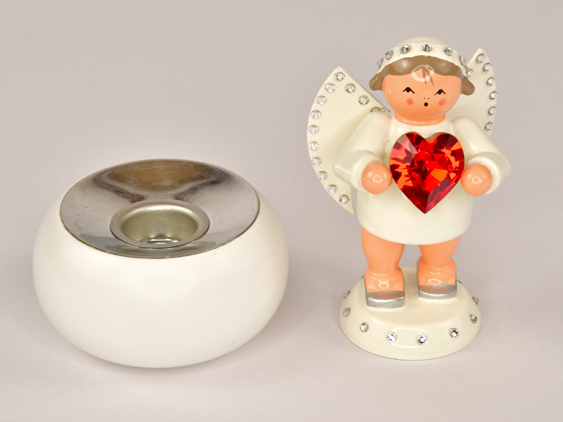 Himmelsbote with red Svarowski heart, 2017 annual edition