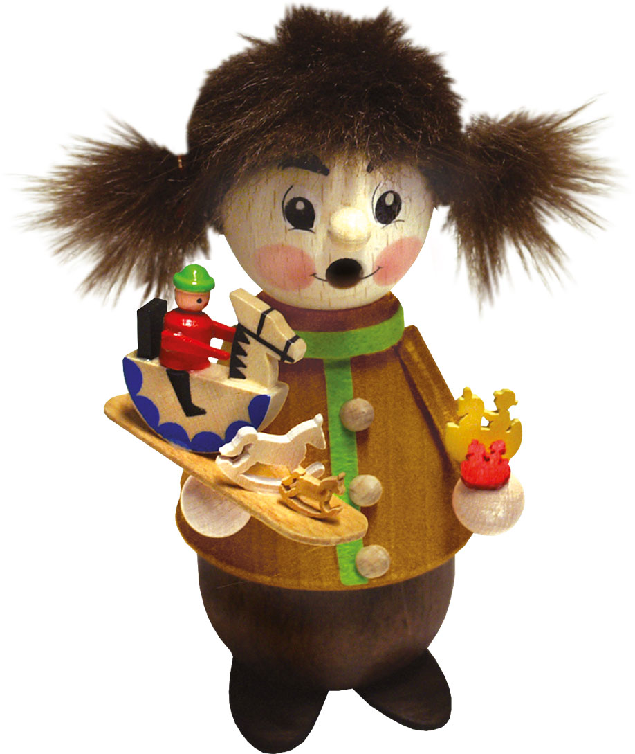 Erzgebirge child with little horseman Kurzlatscher