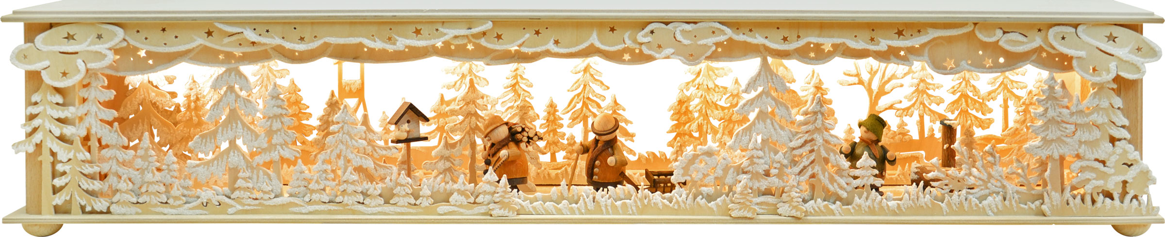 Room lamp, large, Walki forest men, hoarfrost