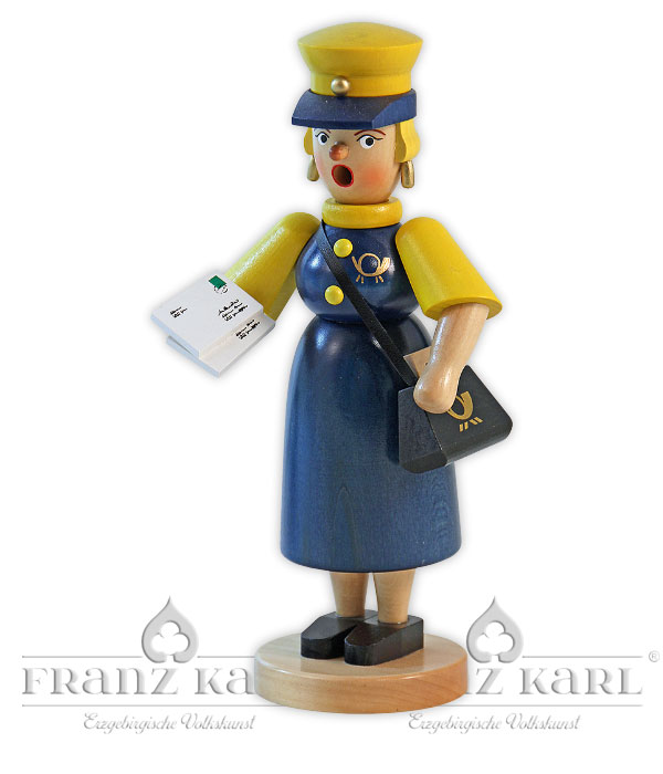 Postwoman Smoking woman